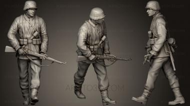 Military figurines (STKW_0189) 3D model for CNC machine